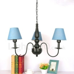 Designer Touch Decorative 3 Light Traditional Classic Integrated Metal Chandelier