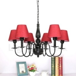 Designer Touch Decorative 6 Light Mediterranean Style Integrated Metal Chandelier