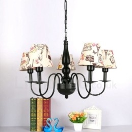 Designer Touch Decorative Mediterranean Style Integrated Metal Chandelier