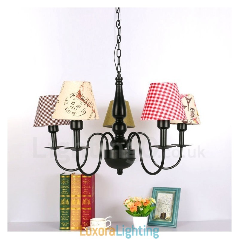 Designer Touch Decorative Mediterranean Style Integrated Metal Chandelier