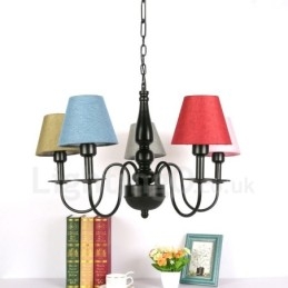 Designer Touch Decorative Mediterranean Style Integrated Metal Chandelier