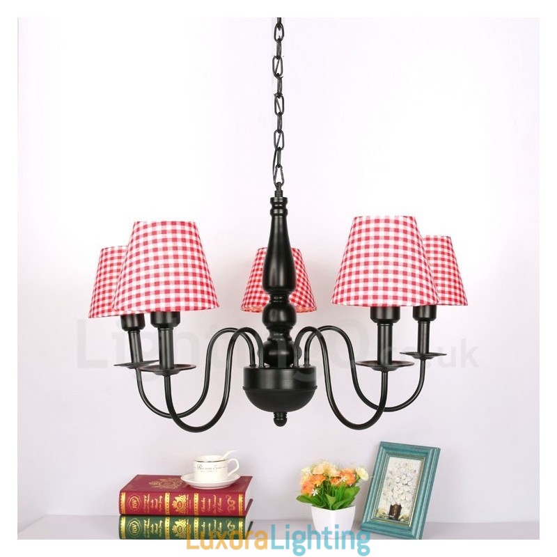 Designer Touch Decorative Mediterranean Style Integrated Metal Chandelier
