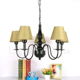 Designer Touch Decorative Mediterranean Style Integrated Metal Chandelier