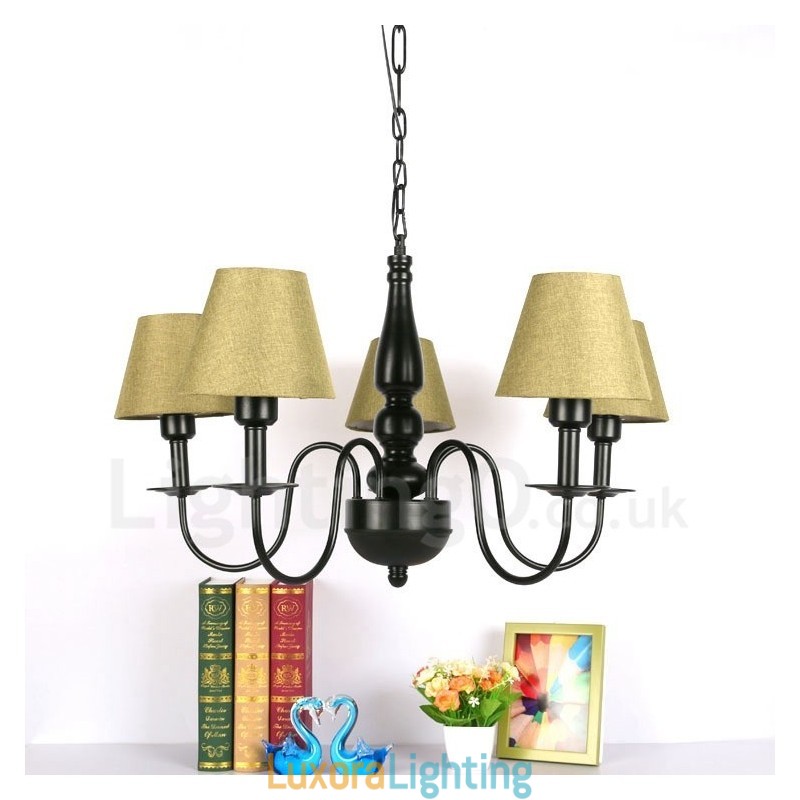 Designer Touch Decorative Mediterranean Style Integrated Metal Chandelier