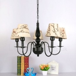 Designer Touch Decorative Mediterranean Style Integrated Metal Chandelier