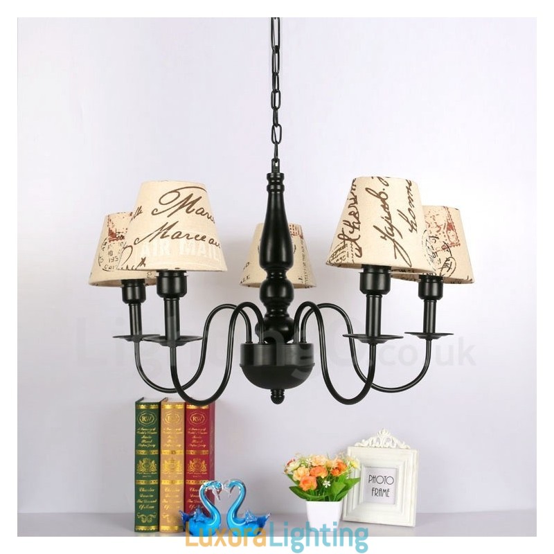 Designer Touch Decorative Mediterranean Style Integrated Metal Chandelier