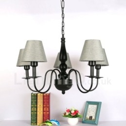 Designer Touch Decorative Mediterranean Style Integrated Metal Chandelier
