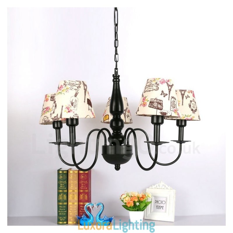 Designer Touch Decorative Mediterranean Style Integrated Metal Chandelier