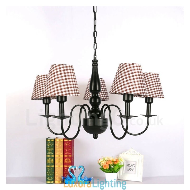 Designer Touch Decorative Mediterranean Style Integrated Metal Chandelier