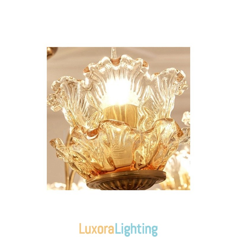 Designer Touch Decorative 6 Light Traditional Classic Integrated Metal Chandelier