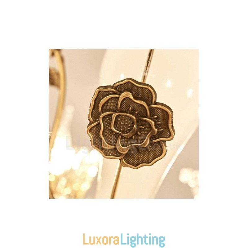 Designer Touch Decorative 15 Light Traditional Classic Integrated Metal Chandelier