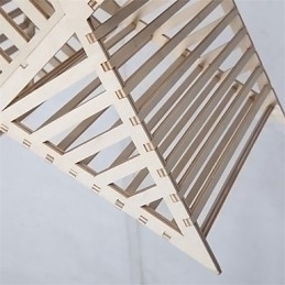 Designer Touch Decorative Vintage Five pointed Star Wood Chandelier