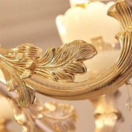 Designer Touch Decorative 15 Light Traditional Classic Integrated Metal Chandelier