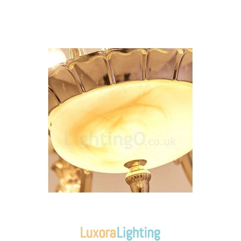 Designer Touch Decorative 15 Light Traditional Classic Integrated Metal Chandelier