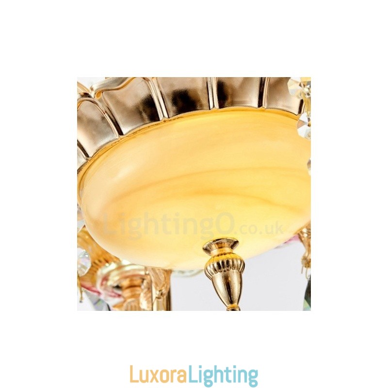 Designer Touch Decorative 15 Light Traditional Classic Integrated Metal Chandelier