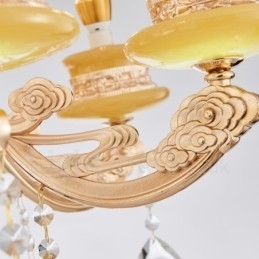 Designer Touch Decorative 15 Light Traditional Classic Integrated Metal Chandelier