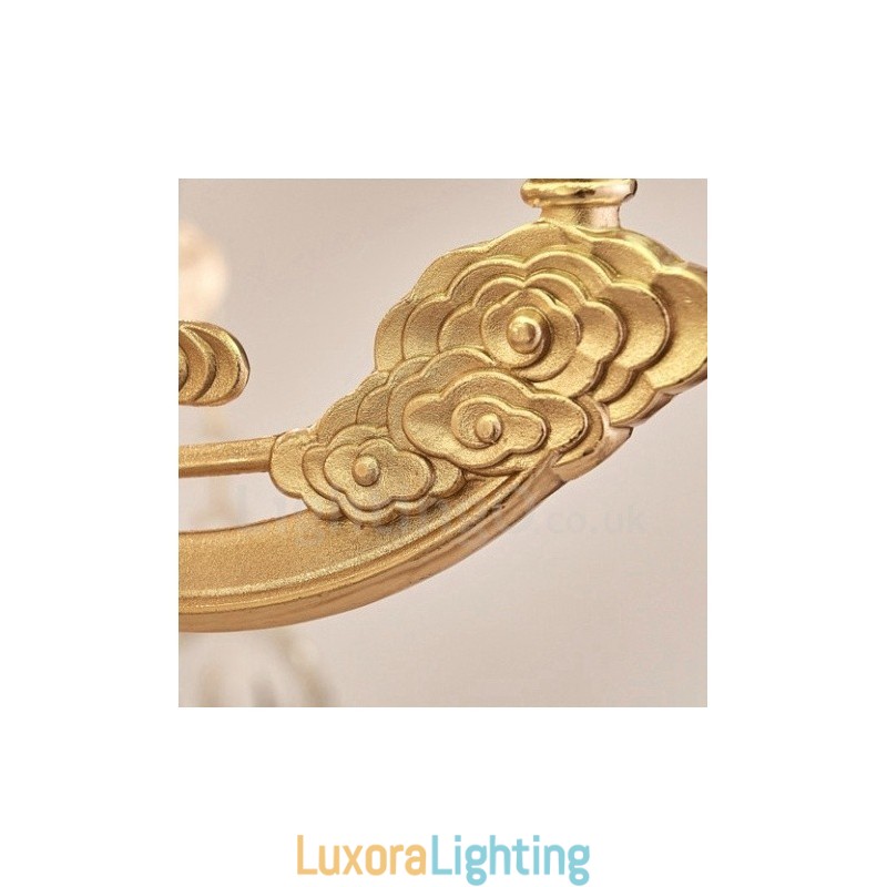 Designer Touch Decorative 15 Light Traditional Classic Integrated Metal Chandelier