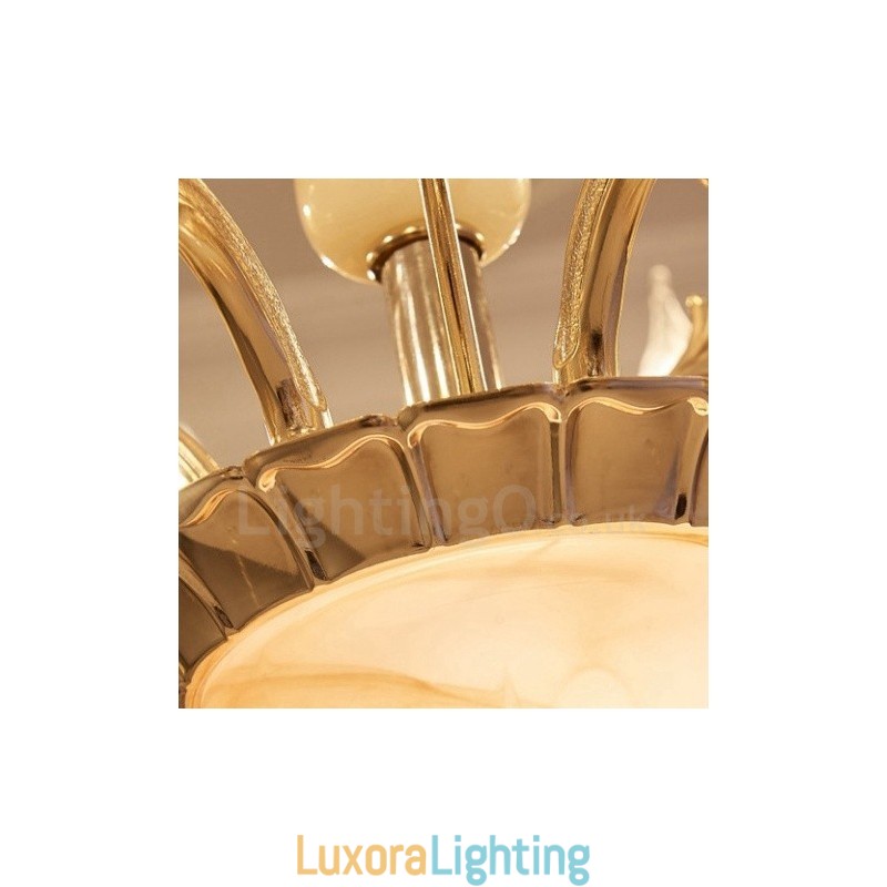 Designer Touch Decorative 15 Light Traditional Classic Integrated Metal Chandelier