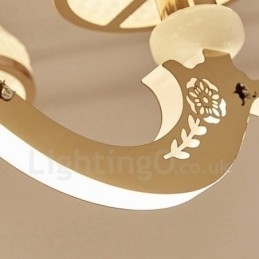 Designer Touch Decorative 8 Light Traditional Classic Integrated Metal Chandelier