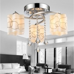 Designer Touch Decorative 3 Light Modern Contemporary Integrated Chandelier