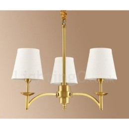 Designer Touch Decorative 3 Light Rustic Lodge Integrated Metal Copper Chandelier