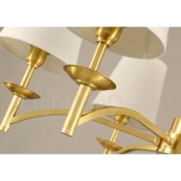 Designer Touch Decorative 6 Light Rustic Lodge Integrated Metal Chandelier