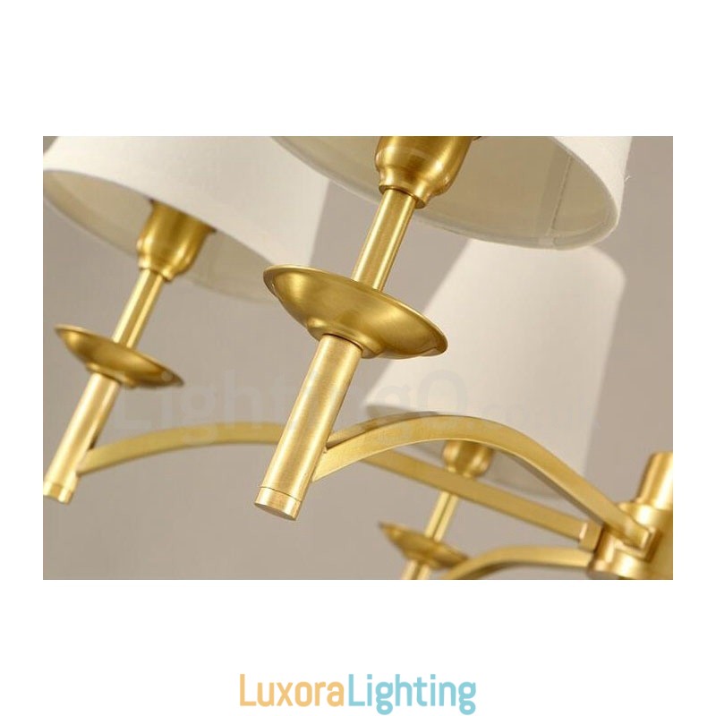 Designer Touch Decorative 6 Light Rustic Lodge Integrated Metal Chandelier