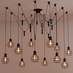 Designer Touch Decorative Creative American Style 12 Light Pendant