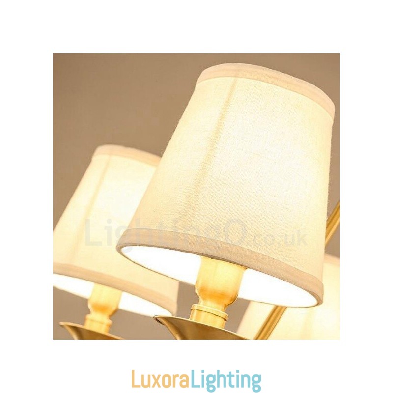 Designer Touch Decorative 3 Light Rustic Lodge Integrated Metal Copper Chandelier