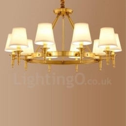 Designer Touch Decorative 10 Light Rustic Lodge Integrated Metal Chandelier