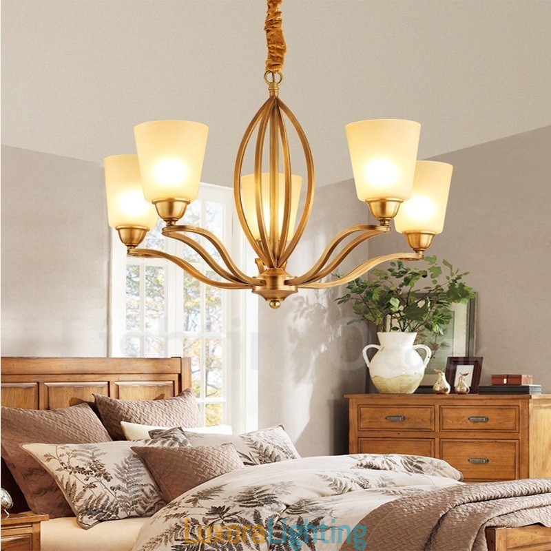 Designer Touch Decorative 5 Light Rustic Lodge Integrated Metal Chandelier