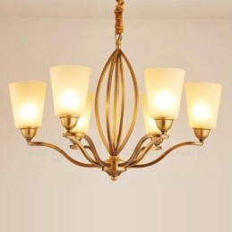 Designer Touch Decorative 6 Light Rustic Lodge Integrated Metal Chandelier