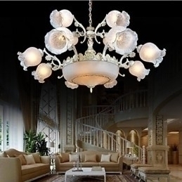Designer Touch Decorative Chandelier Traditional Classic Vintage Retro Metal