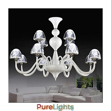 Designer Touch Decorative Modern Minimalist Creative Crystal Mushroom Pendant 8+4