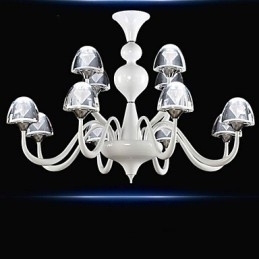 Designer Touch Decorative Modern Minimalist Creative Crystal Mushroom Pendant 8+4