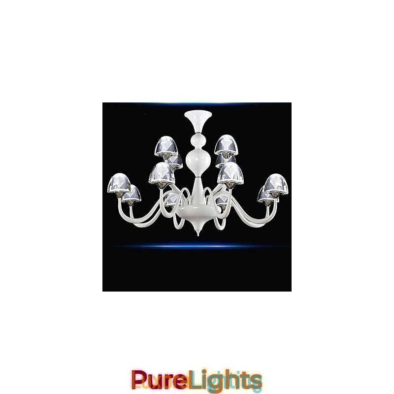 Designer Touch Decorative Modern Minimalist Creative Crystal Mushroom Pendant 8+4