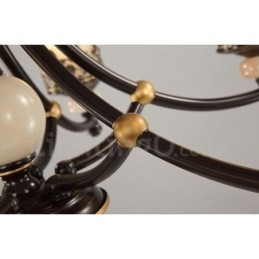 Designer Touch Decorative 8 Light Traditional Classic Integrated Metal Chandelier