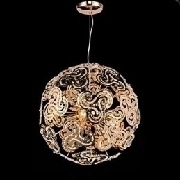 Designer Touch Decorative Simple Modern Chandelier Crystal Ball Globe Pendant Light