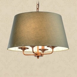 Designer Touch Decorative 4 Light Rustic Lodge Integrated Metal Chandelier