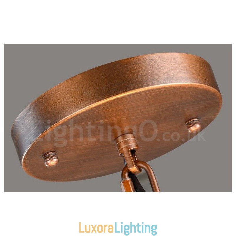 Designer Touch Decorative 4 Light Rustic Lodge Integrated Metal Chandelier