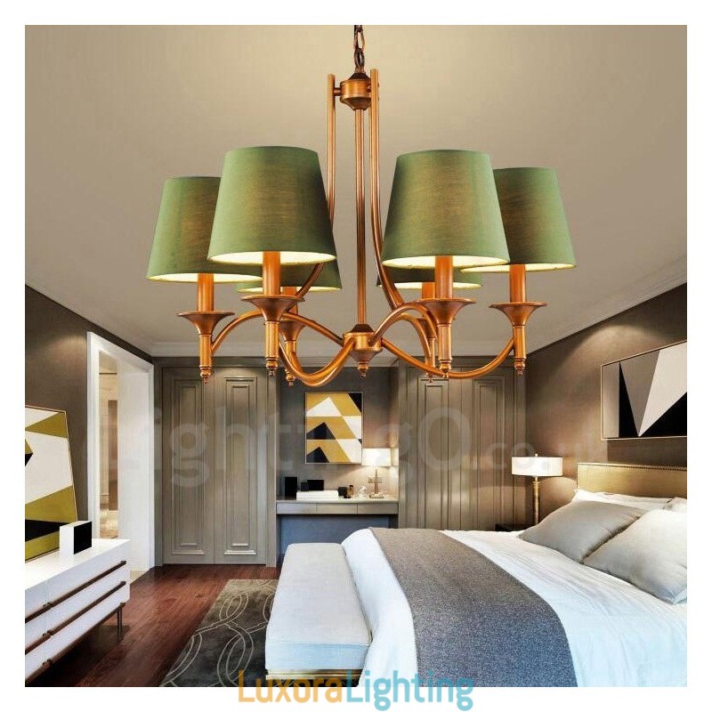 Designer Touch Decorative 6 Light Rustic Lodge Integrated Metal Chandelier