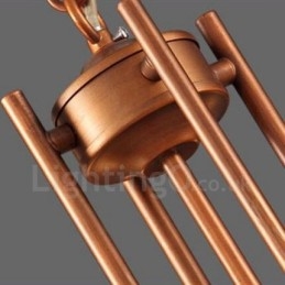 Designer Touch Decorative 6 Light Rustic Lodge Integrated Metal Chandelier