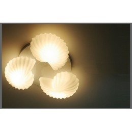 Designer Touch Decorative 3 Light Traditional Classic Integrated Chandelier with Glass Shade