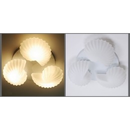 Designer Touch Decorative 3 Light Traditional Classic Integrated Chandelier with Glass Shade