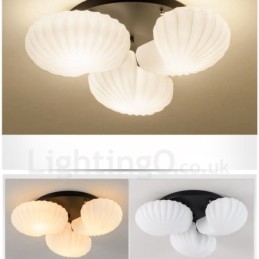 Designer Touch Decorative 3 Light Traditional Classic Integrated Chandelier with Glass Shade