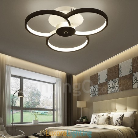 Designer Touch Decorative 3 Light Modern Contemporary Integrated Metal Chandelier