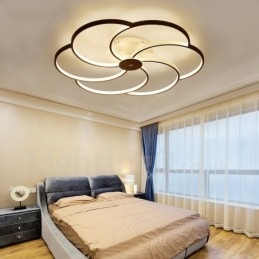 Designer Touch Decorative 6 Light Modern Contemporary Integrated Metal Chandelier