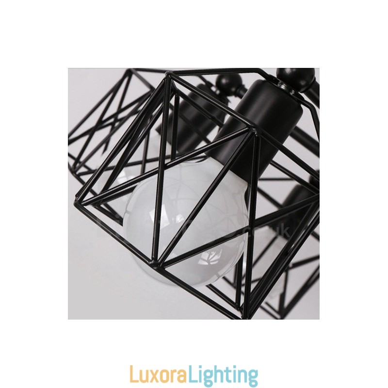 Designer Touch Decorative 3 Light Rustic Lodge Integrated Chandelier