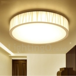 Designer Touch Decorative Modern Contemporary Integrated Metal Flush Mount Light