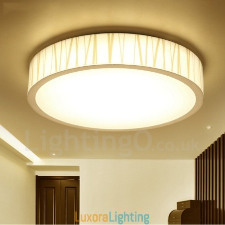 Designer Touch Decorative Modern Contemporary Integrated Metal Flush Mount Light